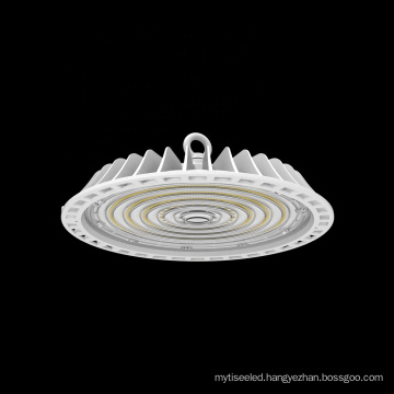 Slim Design Volume Saving 100w 150w 200w led ufo high bay light fixture with tempered glass lens